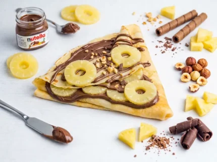 Palacinka nutela ananas