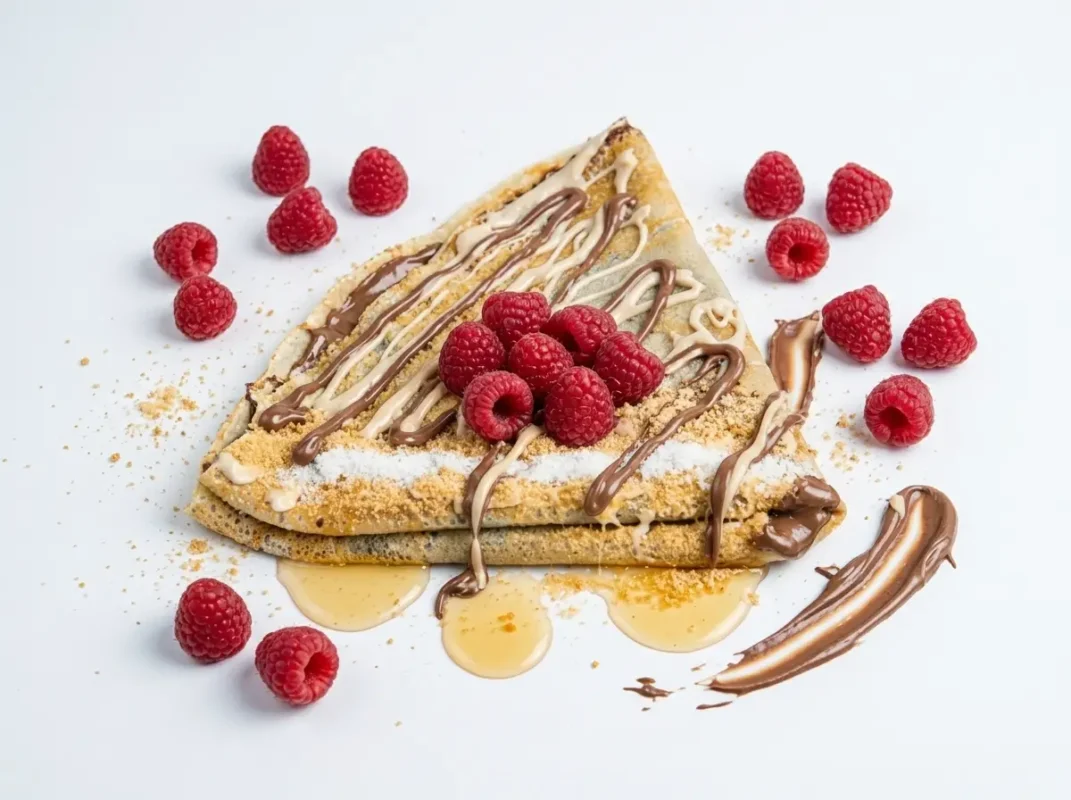 Palacinka nutela malina